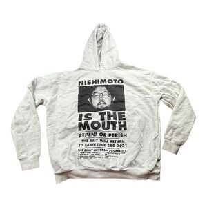 NISHIMOTO IS THE MOUTH NISHIMO‎ TOYS PRINT PULLOVER SWEAT HOODIE White Large
